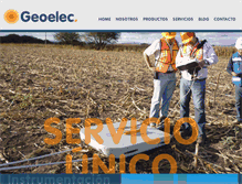 Tablet Screenshot of geoelec.com.mx